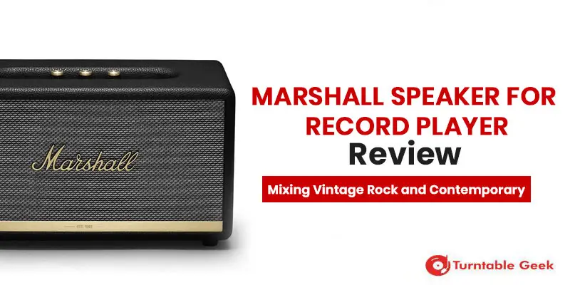 Marshall Speaker for Record Player